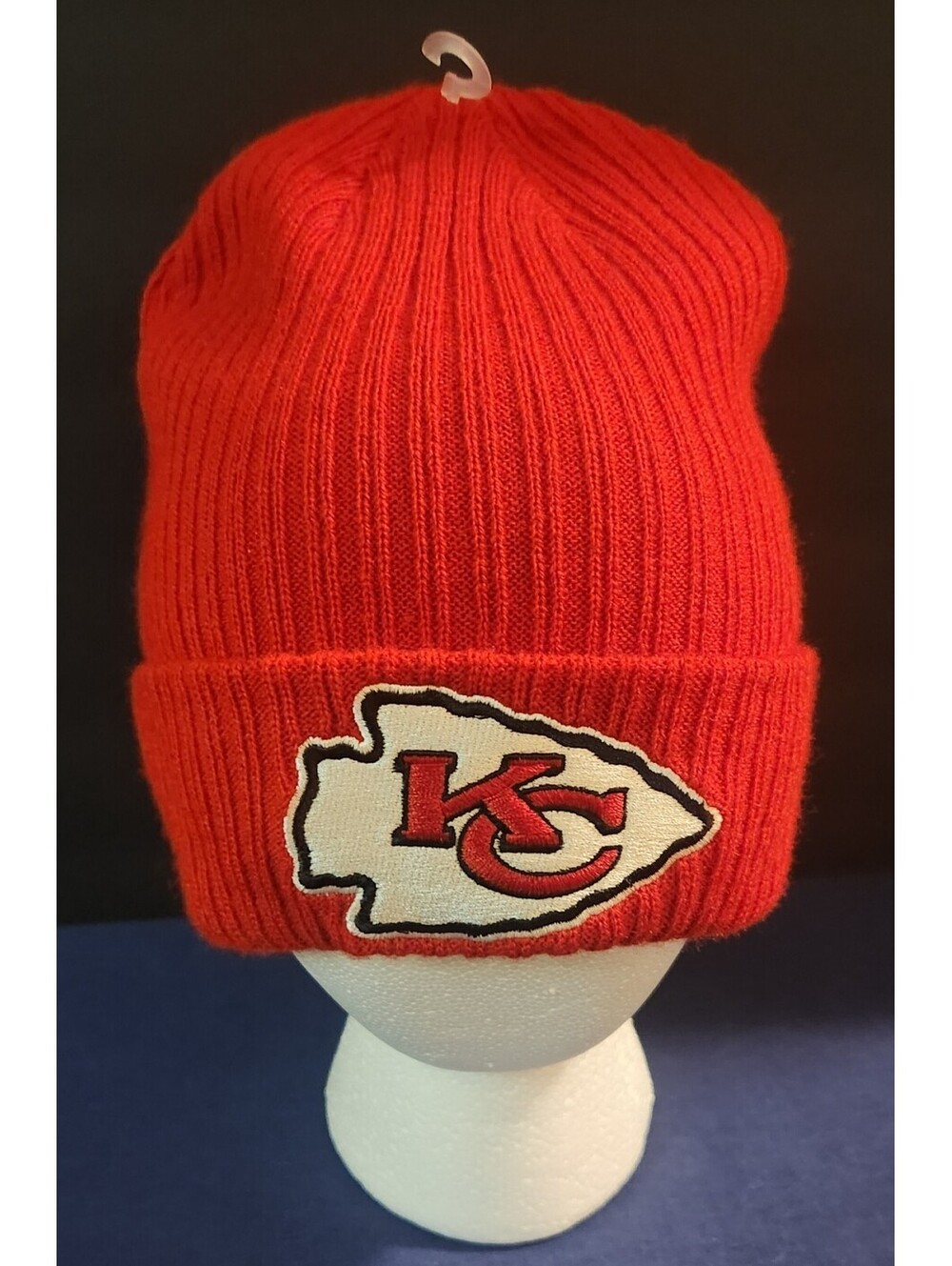 Kansas City Chiefs Fanatics Beanie Hat Red Knit Cuffed NFL Football Winter New